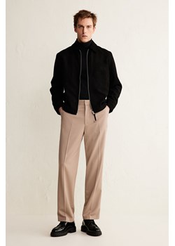 H & M - Bawełniany top z golfem Slim Fit - Czarny ze sklepu H&M w kategorii T-shirty męskie - zdjęcie 169598903