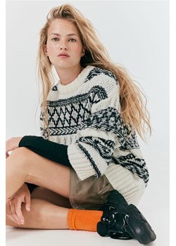 H & M - Sweter oversize - Biały ze sklepu H&M w kategorii Swetry damskie - zdjęcie 169598943