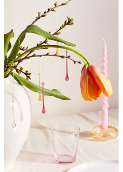 H & M - Szklane ozdoby wielkanocne 6-pak - Różowy ze sklepu H&M w kategorii Dekoracje wielkanocne - zdjęcie 169599001