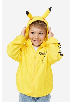 H & M - Kurtka wiatrówka z nadrukiem - Żółty ze sklepu H&M w kategorii Kurtki chłopięce - zdjęcie 169599004