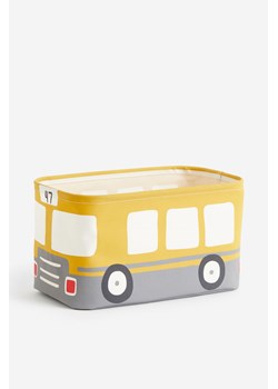 H & M - Kosz do przechowywania w kształcie autobusu - Żółty ze sklepu H&M w kategorii Kosze i pudełka na zabawki - zdjęcie 169599032