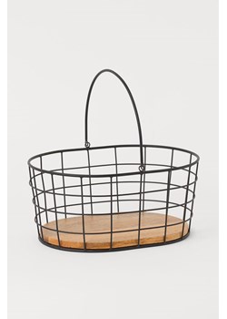 H & M - Metalowy kosz - Czarny ze sklepu H&M w kategorii Kosze i koszyki - zdjęcie 169599074