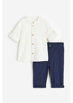 H & M - Komplet 2-częściowy - Biały ze sklepu H&M w kategorii Ubranka do chrztu - zdjęcie 169599110