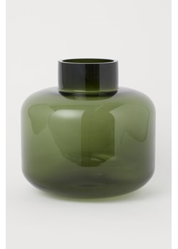 H & M - Duży wazon szklany - Zielony ze sklepu H&M w kategorii Wazony - zdjęcie 169599144