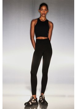 H & M - Bezszwowe modelujące legginsy sportowe DryMove - Czarny ze sklepu H&M w kategorii Spodnie damskie - zdjęcie 169599182