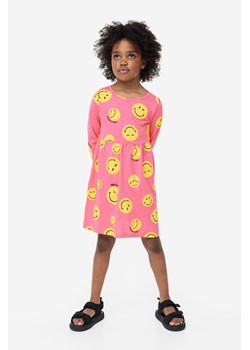 H & M - Bawełniana sukienka we wzory - Różowy ze sklepu H&M w kategorii Sukienki dziewczęce - zdjęcie 169599380