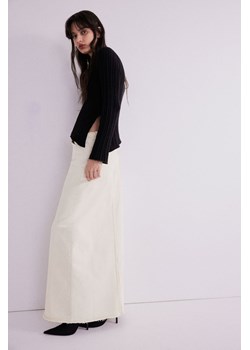 H & M - Spódnica dżinsowa - Beżowy ze sklepu H&M w kategorii Spódnice - zdjęcie 169599544