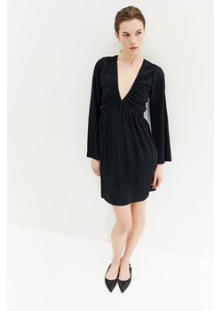 H & M - Plisowana sukienka dżersejowa - Czarny ze sklepu H&M w kategorii Sukienki - zdjęcie 169599584