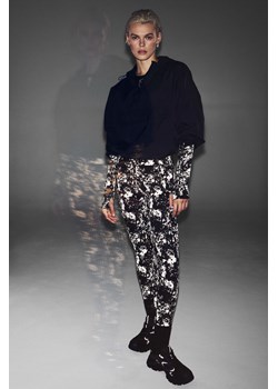 H & M - Odblaskowe legginsy do biegania DryMove - Czarny ze sklepu H&M w kategorii Spodnie damskie - zdjęcie 169599613
