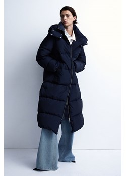 H & M - Nieprzemakalny puchowy płaszcz puffer - Niebieski ze sklepu H&M w kategorii Kurtki damskie - zdjęcie 169599710