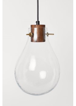 H & M - Szklana lampa wisząca - Biały ze sklepu H&M w kategorii Lampy wiszące - zdjęcie 169599800