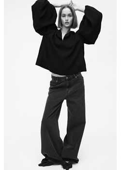H & M - Obszerna bluzka - Czarny ze sklepu H&M w kategorii Bluzki damskie - zdjęcie 169599822