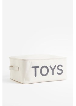 H & M - Pojemnik na zabawki - Beżowy ze sklepu H&M w kategorii Kosze i pudełka na zabawki - zdjęcie 169599930