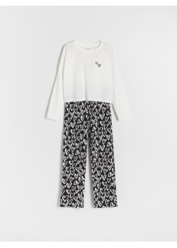 Reserved - Dwuczęściowa piżama - czarny ze sklepu Reserved w kategorii Piżamy dziecięce - zdjęcie 169602240