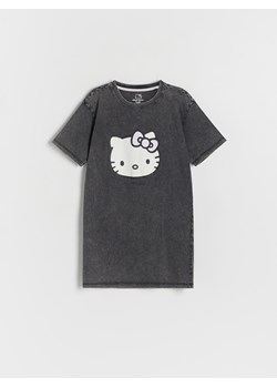 Reserved - Koszula nocna Hello Kitty - ciemnoszary ze sklepu Reserved w kategorii Piżamy dziecięce - zdjęcie 169602253