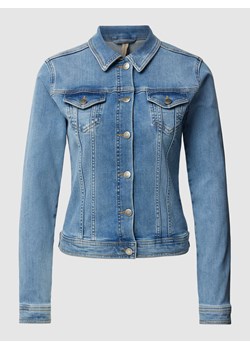 Kurtka jeansowa z wykładanym kołnierzem model ‘Kimberly’ ze sklepu Peek&Cloppenburg  w kategorii Kurtki damskie - zdjęcie 169603424