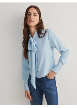Reserved - Koszula z wiązaniem - jasnoniebieski ze sklepu Reserved w kategorii Bluzki damskie - zdjęcie 169606380
