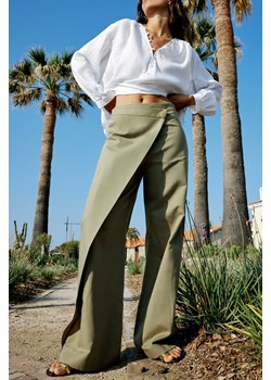 Spodnie MENSELDA KHAKI ze sklepu Ivet Shop w kategorii Spodnie damskie - zdjęcie 169608521