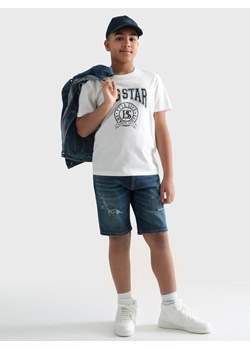 Koszulka chłopięca z nadrukiem biała Holger 100 ze sklepu Big Star w kategorii T-shirty chłopięce - zdjęcie 169614124