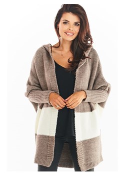 Awama Kardigan w kolorze beżowo-kremowym ze sklepu Limango Polska w kategorii Swetry damskie - zdjęcie 169616912
