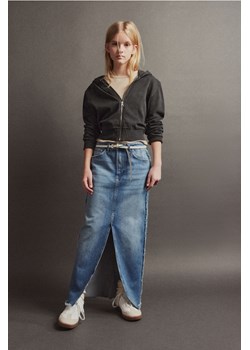 H & M - Długa dżinsowa spódnica z rozcięciem - Niebieski ze sklepu H&M w kategorii Spódnice dziewczęce - zdjęcie 169617644
