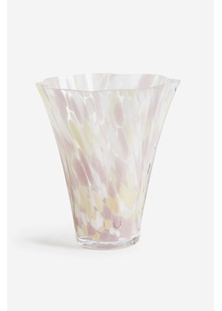 H & M - Szklany wazon - Różowy ze sklepu H&M w kategorii Wazony - zdjęcie 169617931