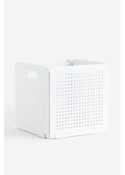 H & M - Pojemnik z metalowej siatki - Biały ze sklepu H&M w kategorii Pudełka i pojemniki - zdjęcie 169617992
