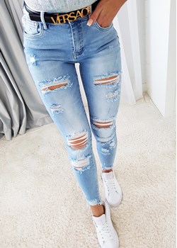 Spodnie damskie Mindy Jeans TYLKO L i XL, rozmiar XL ze sklepu Iwette Fashion w kategorii Jeansy damskie - zdjęcie 169618723