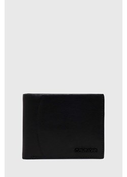 Calvin Klein portfel męski kolor czarny ze sklepu ANSWEAR.com w kategorii Portfele męskie - zdjęcie 169619831