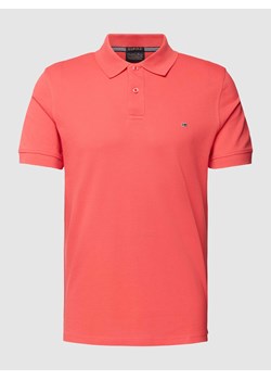 Koszulka polo o kroju slim fit w jednolitym kolorze ze sklepu Peek&Cloppenburg  w kategorii T-shirty męskie - zdjęcie 169620411