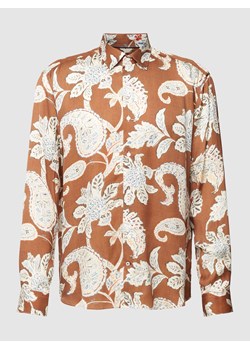 Koszula biznesowa o luźnym kroju ze wzorem na całej powierzchni model ‘Matty’ ze sklepu Peek&Cloppenburg  w kategorii Koszule męskie - zdjęcie 169620542