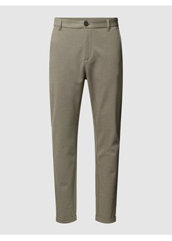 Spodnie materiałowe z dodatkiem wiskozy ze sklepu Peek&Cloppenburg  w kategorii Spodnie męskie - zdjęcie 169620550