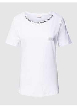 T-shirt z haftem ze sklepu Peek&Cloppenburg  w kategorii Bluzki damskie - zdjęcie 169620572