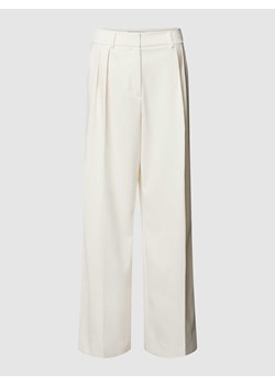Spodnie do garnituru z zakładkami w pasie ze sklepu Peek&Cloppenburg  w kategorii Spodnie damskie - zdjęcie 169620853