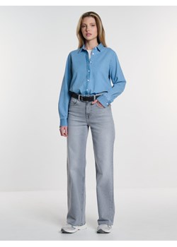 Koszula damska imitująca jeans niebieska Hildi 110 ze sklepu Big Star w kategorii Koszule damskie - zdjęcie 169625802