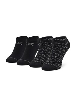 Zestaw 2 par stopek damskich Calvin Klein 701218779 Black 001 ze sklepu eobuwie.pl w kategorii Skarpetki damskie - zdjęcie 169626602