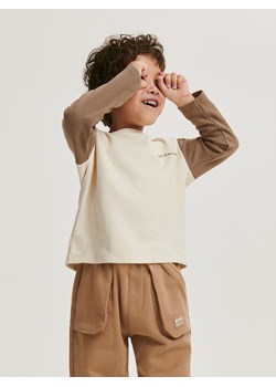 Reserved - Dresowe joggery - brązowy ze sklepu Reserved w kategorii Spodnie i półśpiochy - zdjęcie 169627823