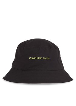 Kapelusz Calvin Klein Jeans Institutional Bucket Hat K50K511795 Black/Sharp Green 0GX ze sklepu eobuwie.pl w kategorii Kapelusze męskie - zdjęcie 169629930