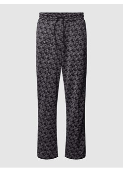 Spodnie dresowe o kroju straight fit z tunelem ze sklepu Peek&Cloppenburg  w kategorii Spodnie męskie - zdjęcie 169631303