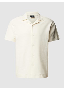 Koszula casualowa o kroju regular fit z fakturowanym wzorem model ‘Damian’ ze sklepu Peek&Cloppenburg  w kategorii Koszule męskie - zdjęcie 169631904