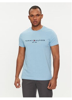 Tommy Hilfiger T-Shirt Logo MW0MW11797 Niebieski Regular Fit ze sklepu MODIVO w kategorii T-shirty męskie - zdjęcie 169634730