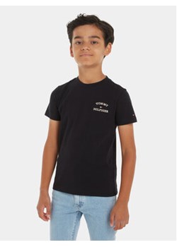 Tommy Hilfiger T-Shirt Th Logo KB0KB08807 Granatowy Regular Fit ze sklepu MODIVO w kategorii T-shirty chłopięce - zdjęcie 169634771