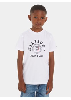 Tommy Hilfiger T-Shirt Monotype Arch KB0KB08802 Biały Regular Fit ze sklepu MODIVO w kategorii T-shirty chłopięce - zdjęcie 169635362