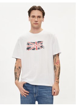 Pepe Jeans T-Shirt Clag PM509384 Biały Regular Fit ze sklepu MODIVO w kategorii T-shirty męskie - zdjęcie 169635522