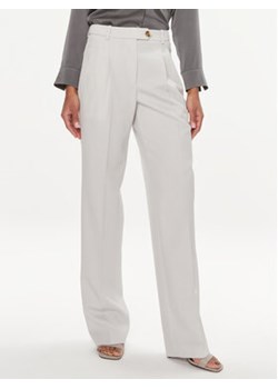 Boss Spodnie materiałowe Taleco1 50520791 Szary Regular Fit ze sklepu MODIVO w kategorii Spodnie damskie - zdjęcie 169635540