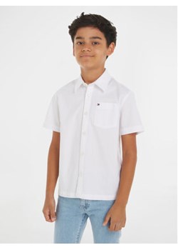 Tommy Hilfiger Koszula KB0KB08864 M Biały Regular Fit ze sklepu MODIVO w kategorii Koszule chłopięce - zdjęcie 169636132