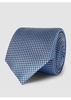 Krawat jedwabny ze wzorem na całej powierzchni ze sklepu Peek&Cloppenburg  w kategorii Krawaty - zdjęcie 169638443