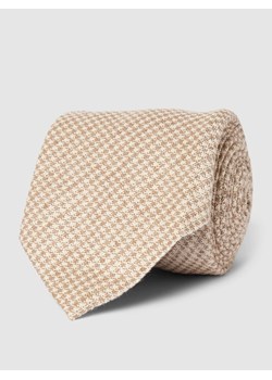 Krawat jedwabny ze wzorem na całej powierzchni ze sklepu Peek&Cloppenburg  w kategorii Krawaty - zdjęcie 169638641