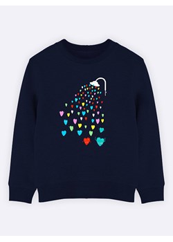 WOOOP Bluza &quot;Love Shower&quot; w kolorze granatowym ze sklepu Limango Polska w kategorii Bluzy dziewczęce - zdjęcie 169639132