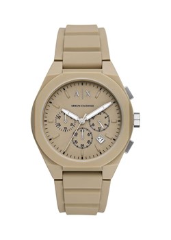 Armani Exchange zegarek męski kolor beżowy ze sklepu ANSWEAR.com w kategorii Zegarki - zdjęcie 169644163
